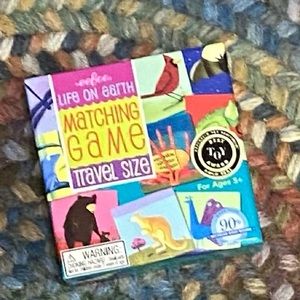 Life on Earth Matching Game Travel Size